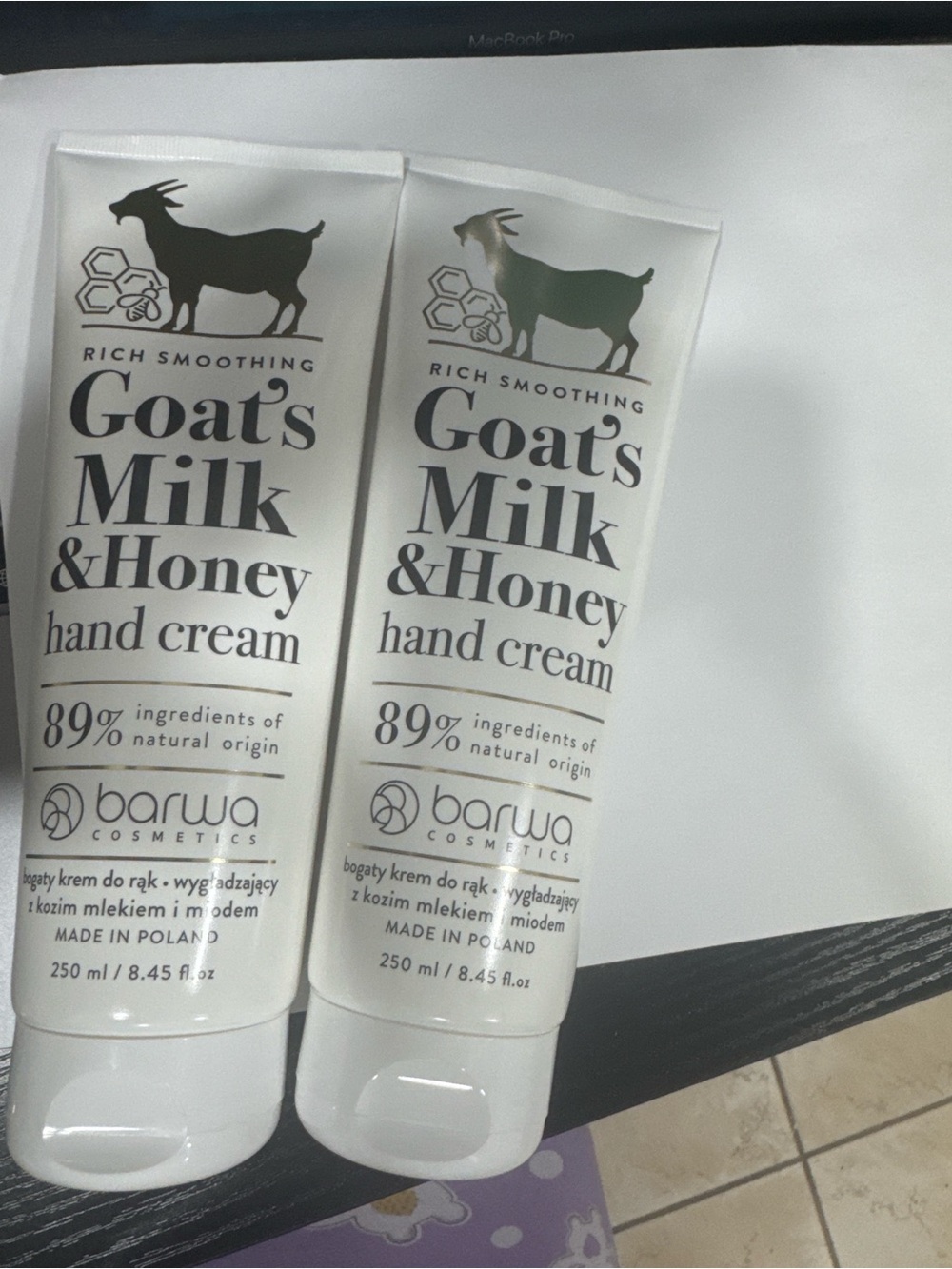 Barwa Goat's Milk & Honey Hand Cream — White Nourishing Formula